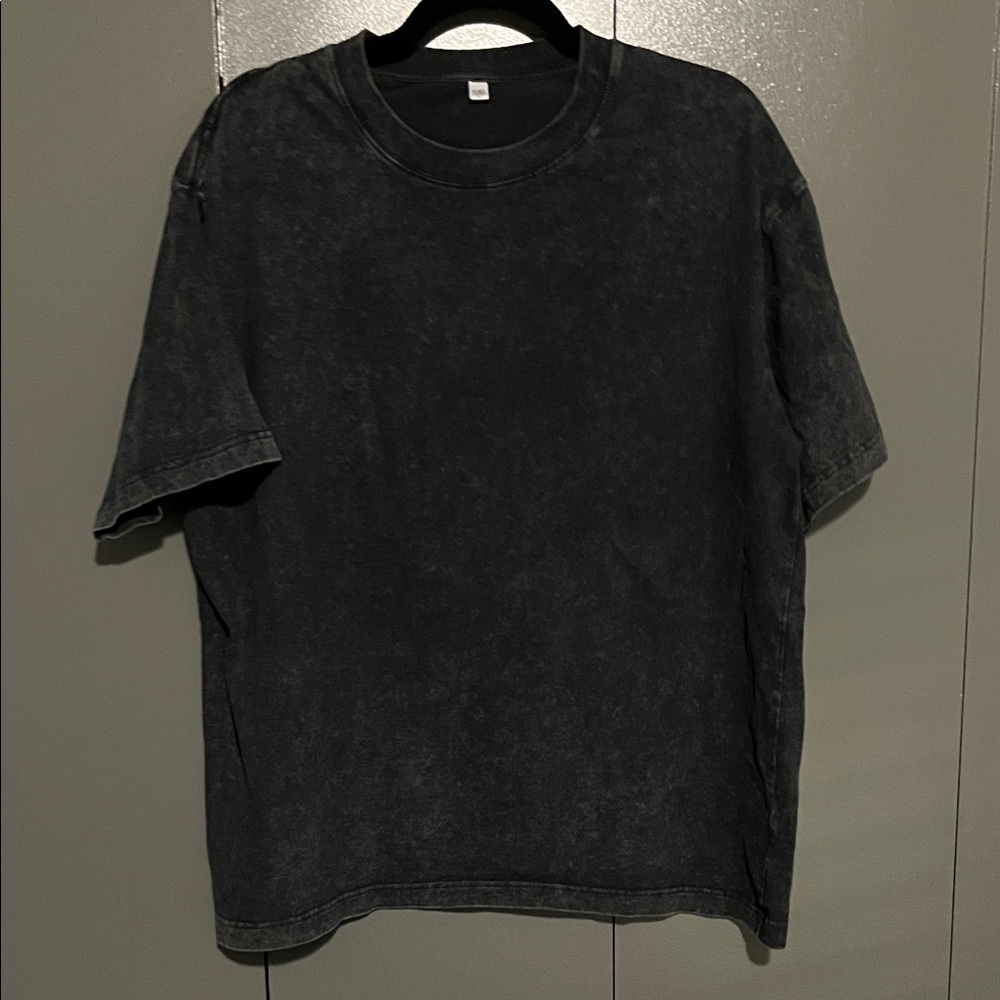 Acid wash Black oversized T-Shirt